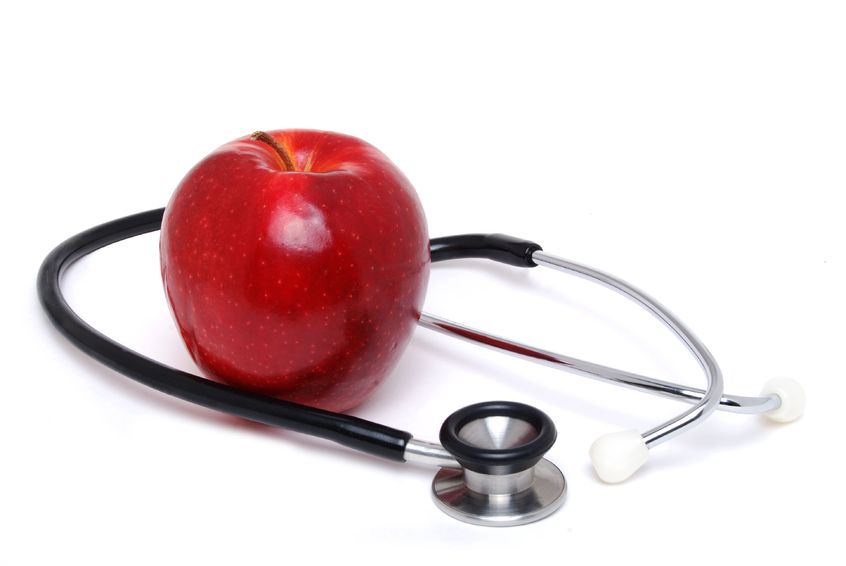 stethoscope and apple stethoscope and apple